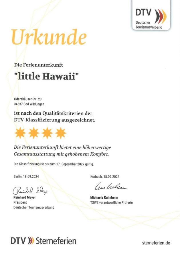 Little Hawaii & Texas Lejlighed Bad Wildungen Eksteriør billede